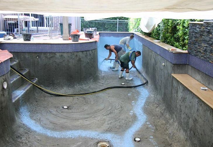 Swimming pool construction process Crystal Pools