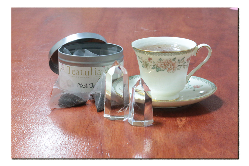 Quartz Crystal Tea Set of 12 Teabags Crystal Vaults