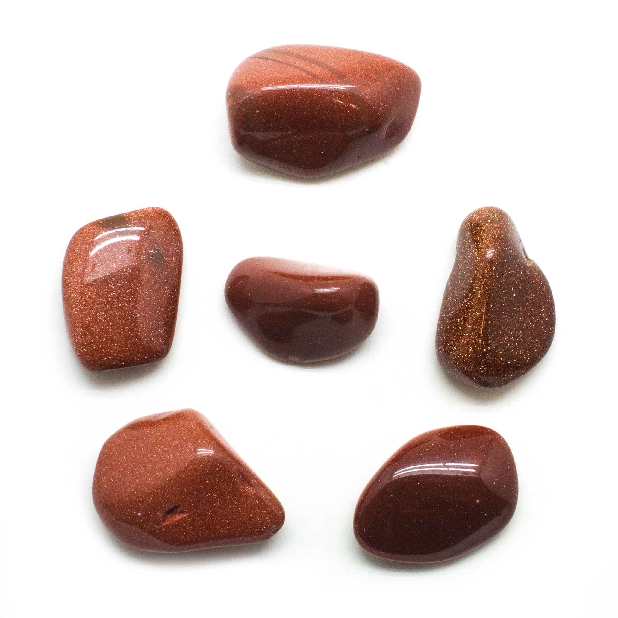 Goldstone Tumbled Stone Set (Extra Large) Crystal Vaults