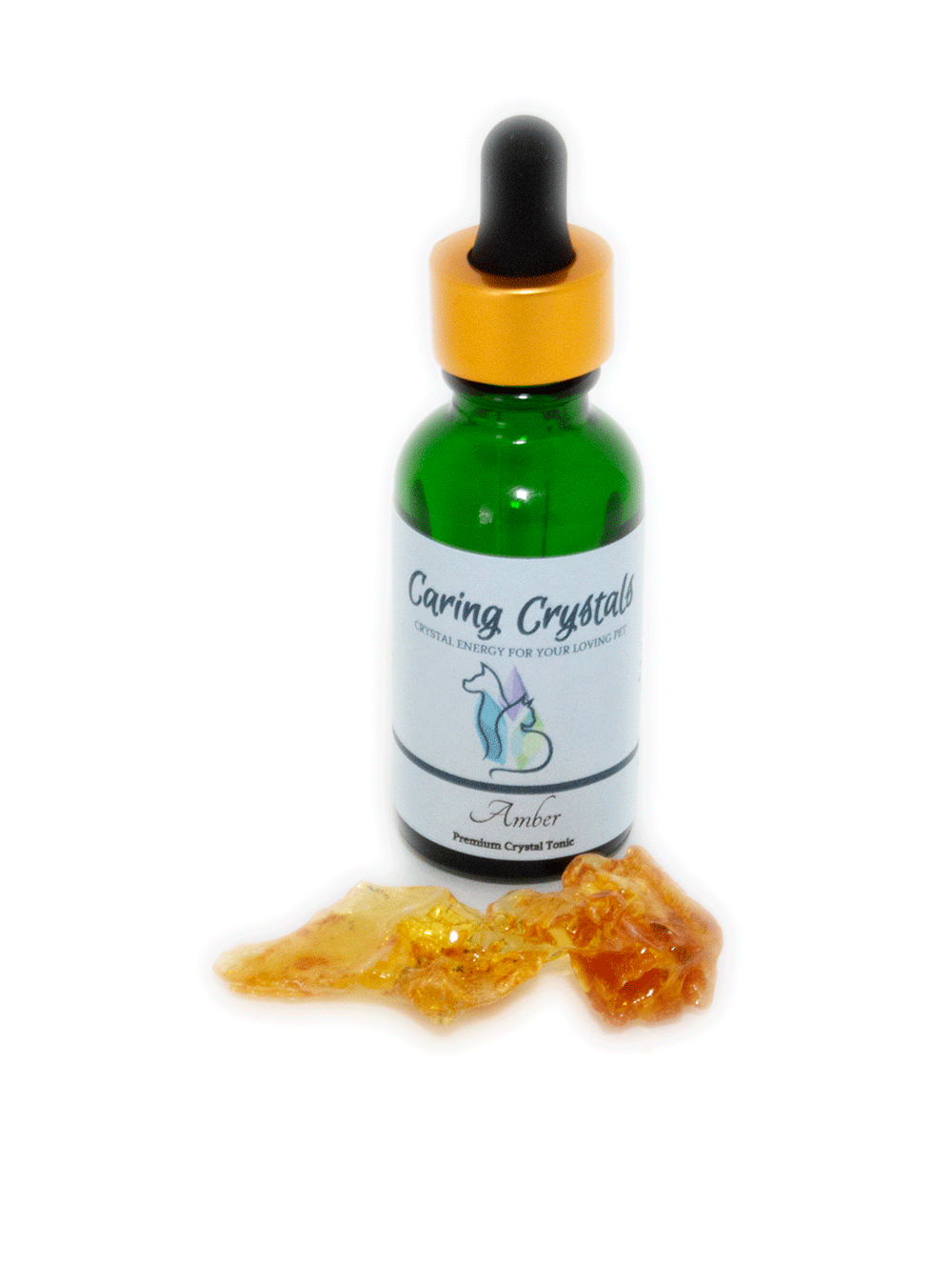 Premium Amber Tonic for Dogs and Cats Crystal Vaults