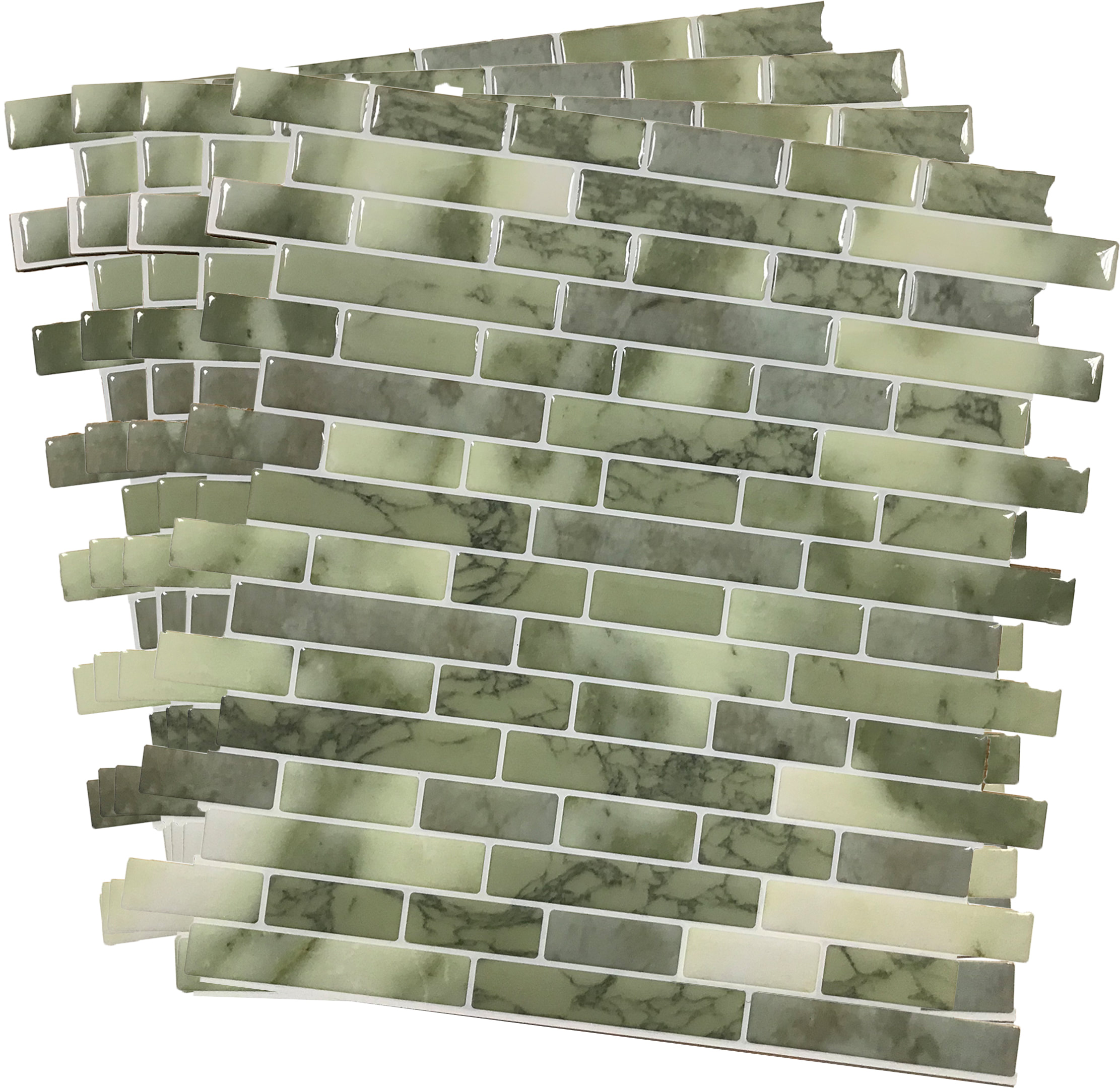 Peel and stick floor tiles provide an affordable option to ceramic or porcelain tiles, as they give you nearly the same tile appearance for a fraction of the price. 12x12 peel and stick tile backsplash "pro" series Thicker