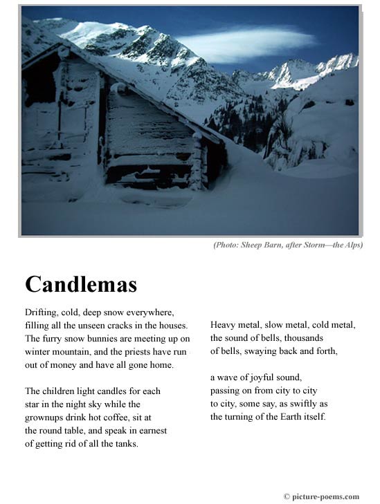 Picture/Poem Poster Candlemas