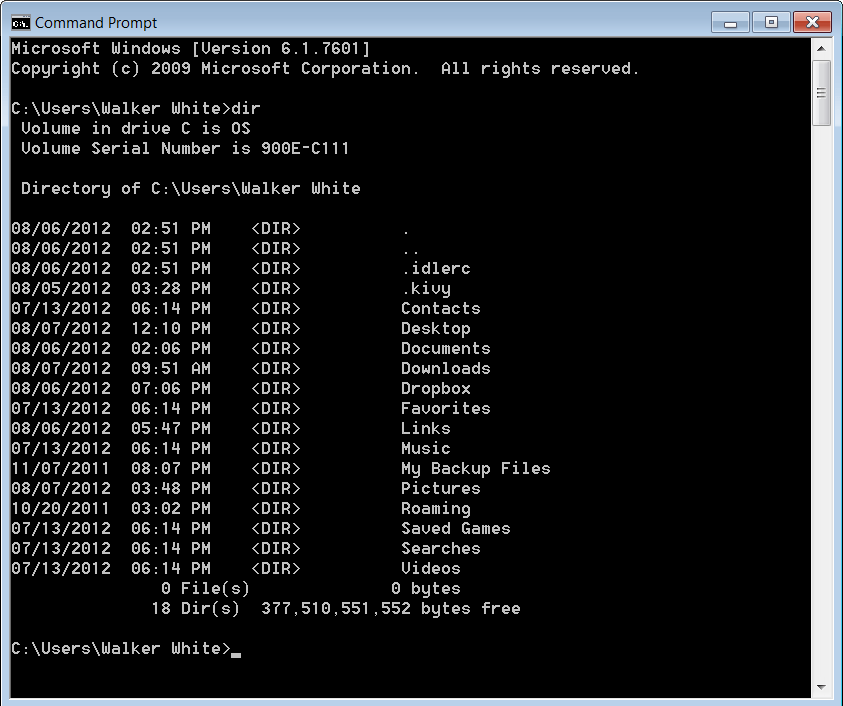 CS 1110 Command Shells