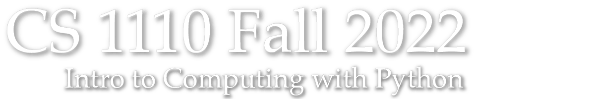 Cs 1110 Fall 2023