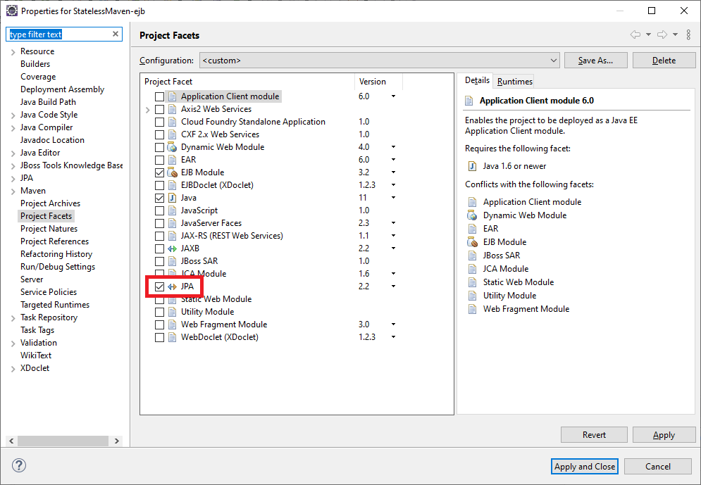 Beispiel Stateless Session Bean und Maven