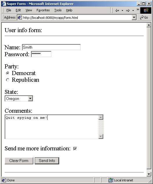 HTML Forms