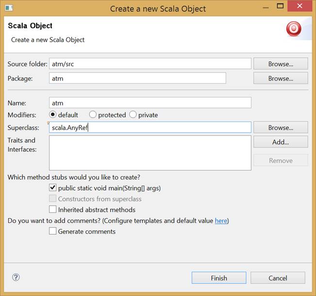 Create an appobject
