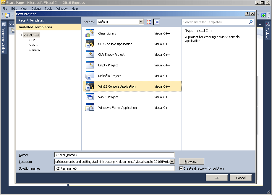 Visual C++ 2010 & NASM