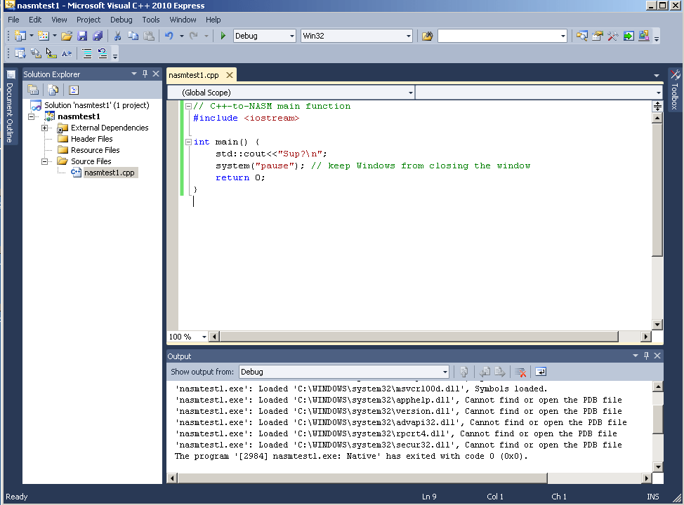 nasm vs汇编混编_visualstudio如何让nasm运行CSDN博客