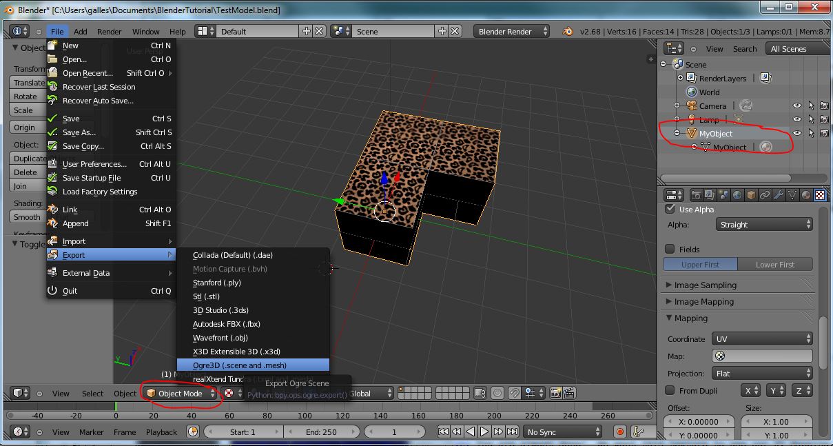 Creating Models in Blender