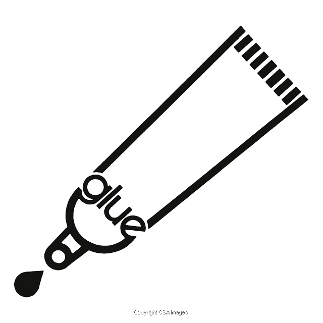 Glue Stick Clipart Black And White
