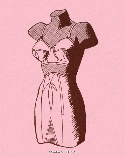 Mannequin Wearing Bra and Girdle 798340 CSA Images