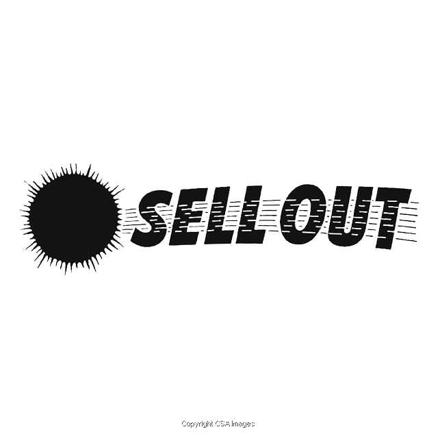 Sell Out Illustrations Unique Modern and Vintage Style Stock