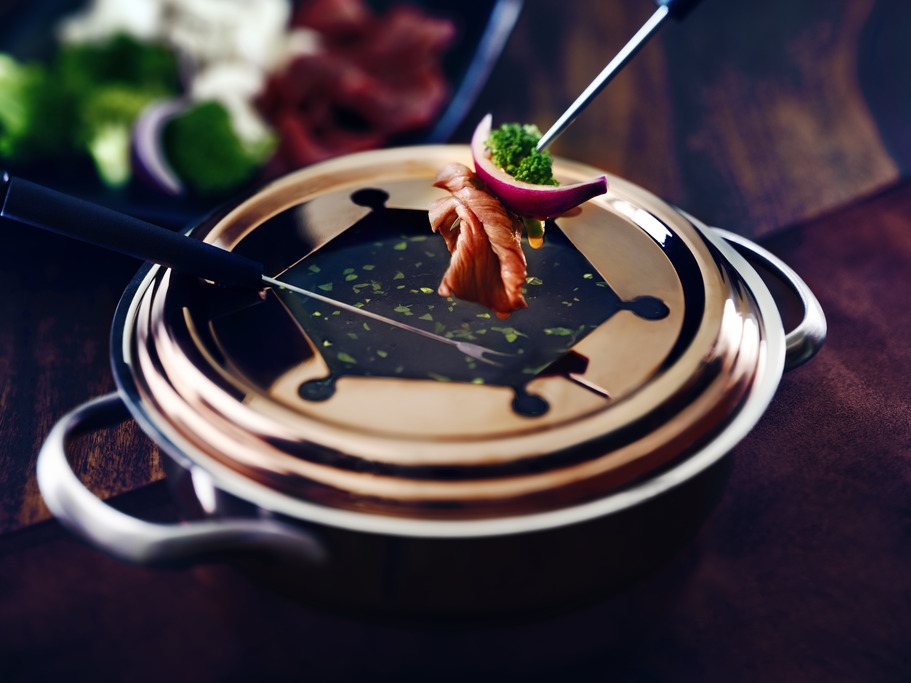 Beef and Red Wine Fondue Recipe Cook With Campbells Canada