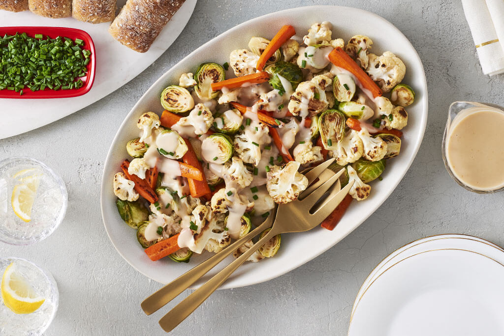 Chai Roasted Vegetables and Cheese Recipe Cook With Campbells Canada
