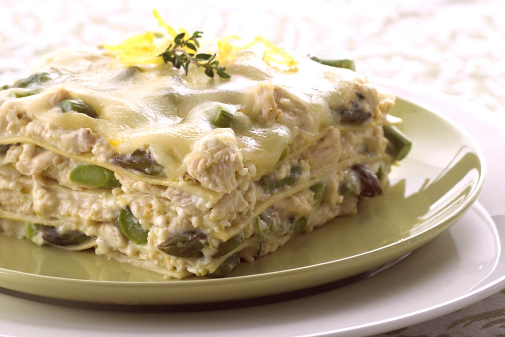 Asparagus and Chicken Lasagna Recipe Cook With Campbells Canada