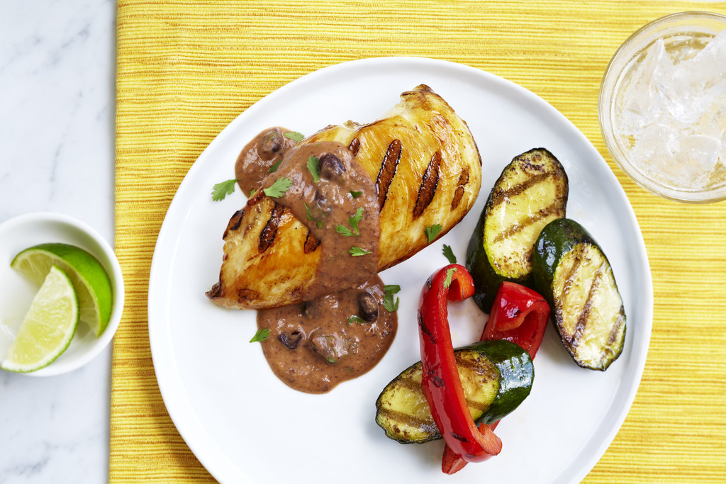 Grilled Chicken Breasts with Black Bean Sauce Recipe Cook With