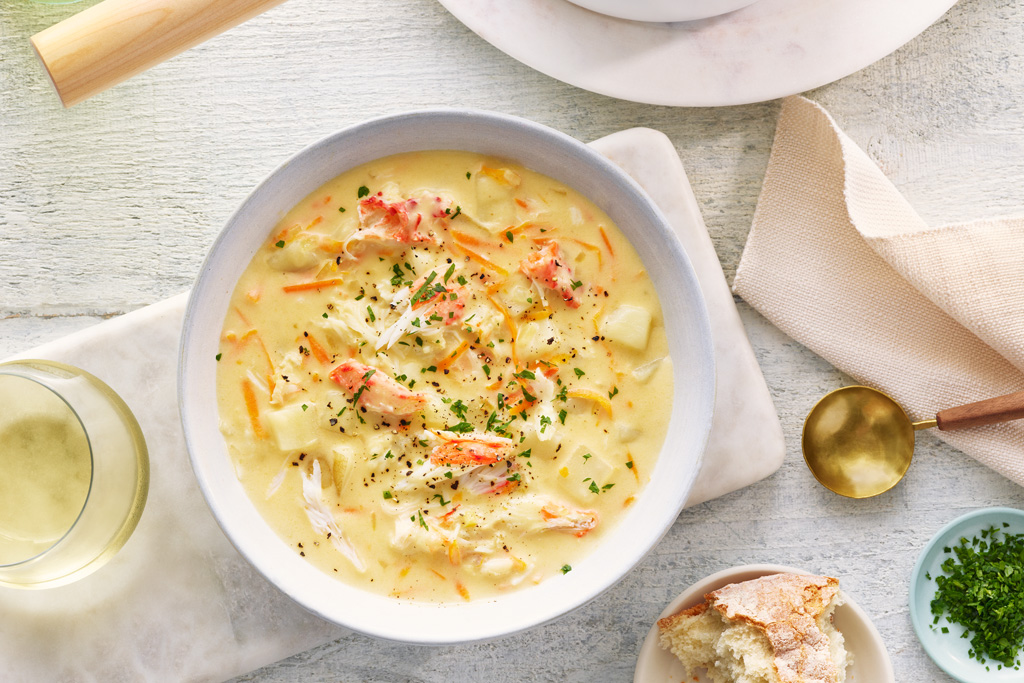 Bisque de crabe Cuisinez avec Campbells