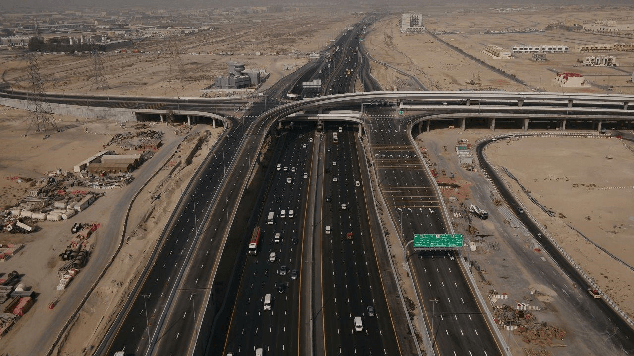 Al Yalayis Street and Al Asayel Street of R881/3C2 Parallel Roads