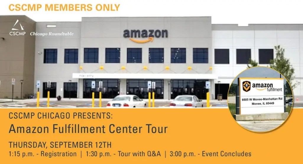 Amazon Fulfillment Center Tour CSCMP Council of Supply Chain