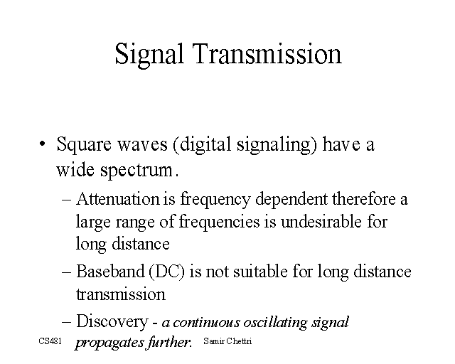 Signal Transmission