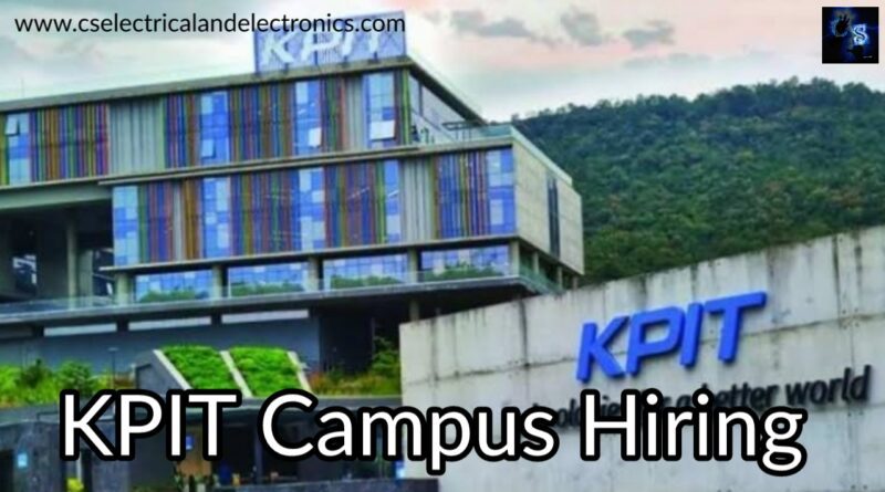 KPIT Campus Hiring 2021 With 5.5 LPA Package, Hurry Up