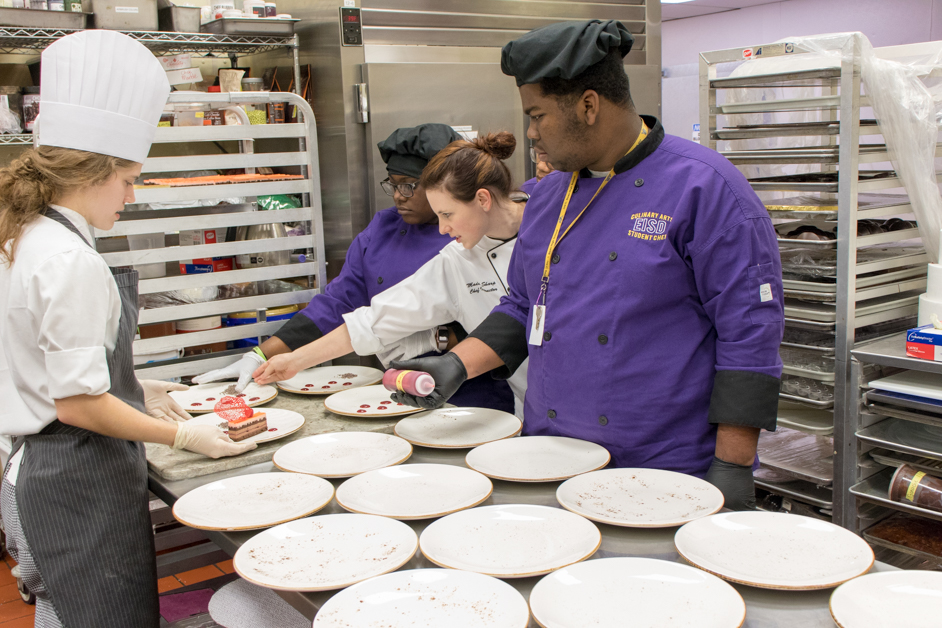 Everman High School's Advanced Culinary Class Visits The Fort Worth