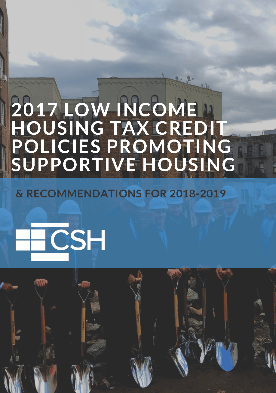 CSH Releases 2017 Low Housing Tax Credit Policies Report (QAP) CSH