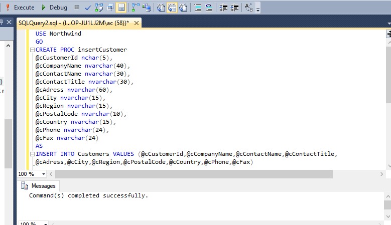 Call a SQL Server Stored Procedure in C# – Programming, Pseudocode ...