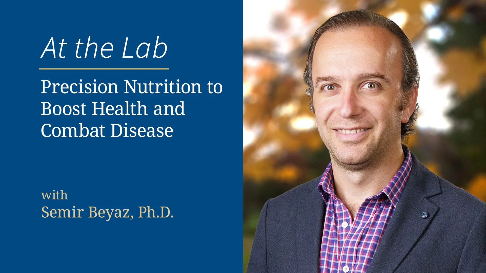 Your diet is your future Cold Spring Harbor Laboratory