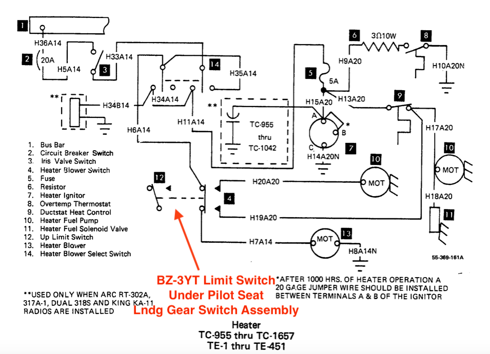 CSOBeech Beechcraft Baron S50 D83A28 Heater Disassemby & Maintenance