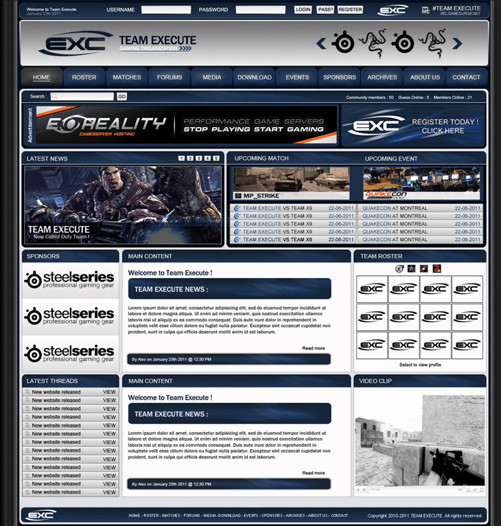 25 Awesome Game Website Designs for Your Inspiration