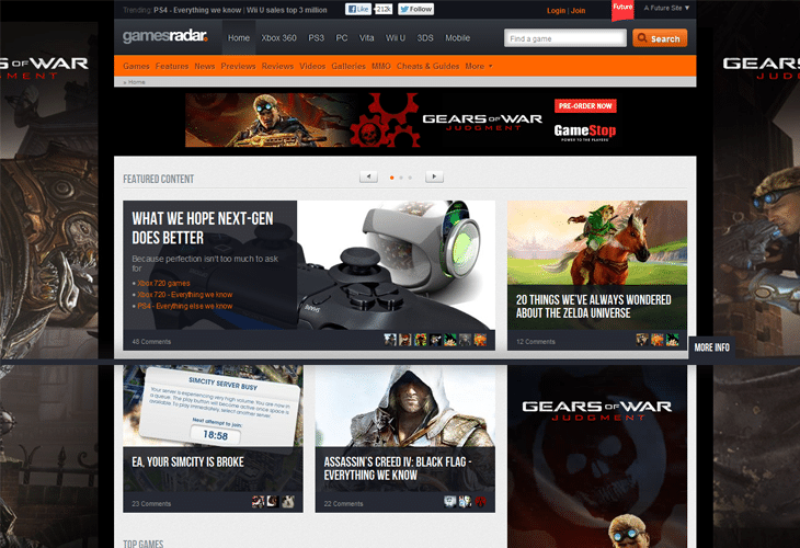 30 Best Gaming sites For Inspiration