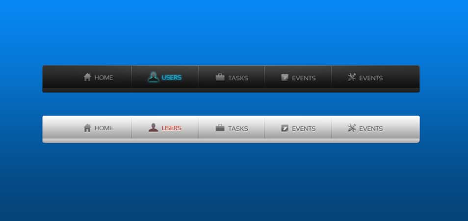 80+ Free Website Menu Navigation PSD Elements » CSS Author