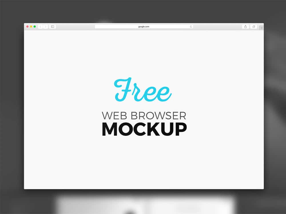 Free Web and Mobile Browser Mockup Designs PSD