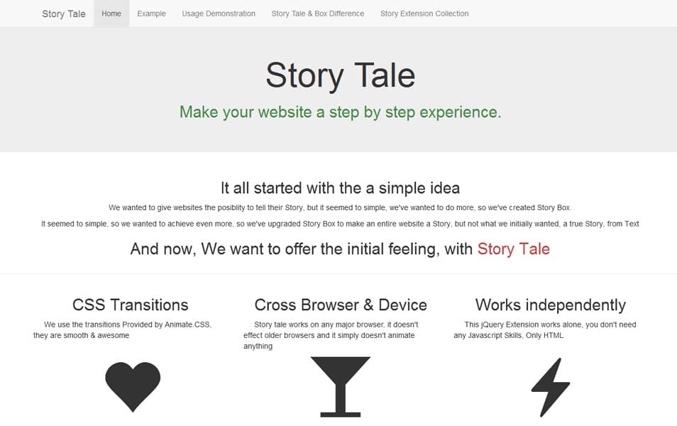 Best jQuery Scrolling Plugins for sites Believe the Logic
