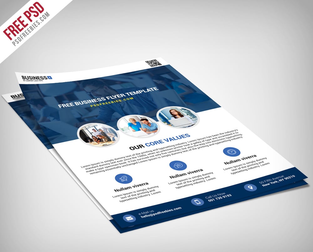 Free Flyer Templates PSD From 2016 » CSS Author