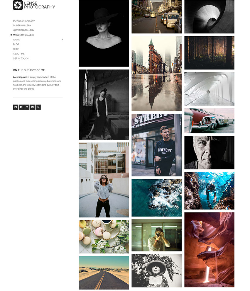 Portfolio / Photography WordPress Themes • CSSIgniter