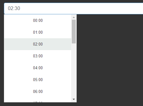 Simplest Time Picker For Text Field | CSS Script