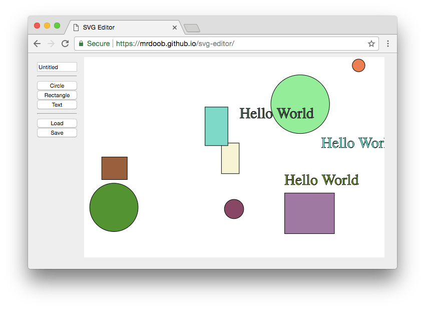 Minimal SVG Editor In Pure JavaScript CSS Script