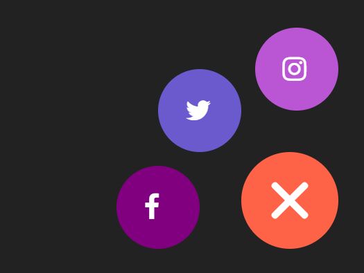 Material Design Style Radial FAB Menu With Pure CSS