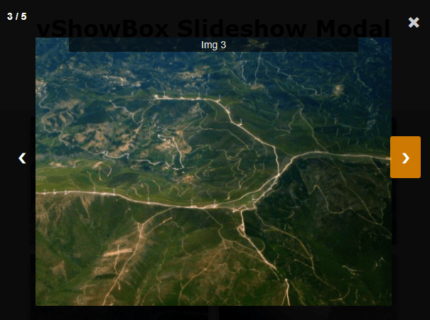 Responsive Slideshow Modal With Vanilla JavaScript - vShowBox | CSS Script