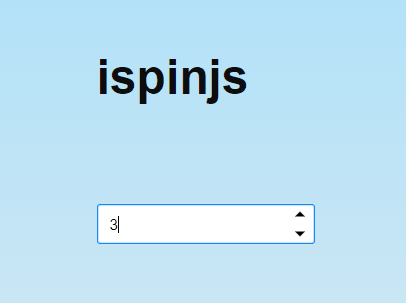 Increment/Decrement A Number Input With Up/Down Buttons – ispinjs
