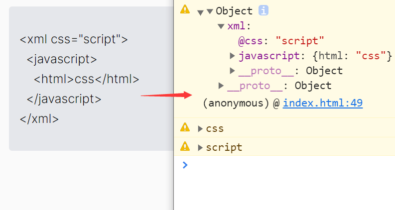 Convert XML To JavaScript Object – from-xml | CSS Script