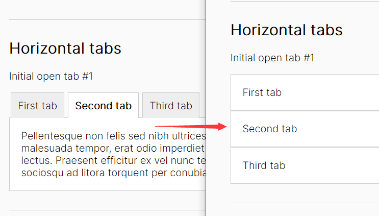 Responsive Tabs & Accordion Component In Vanilla JavaScript | CSS Script