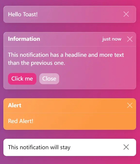 Create Bootstrap 5 Toasts Dynamically bootstrapshowtoast CSS Script