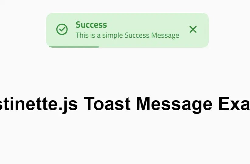 Simple Toast Notification System CSS Script