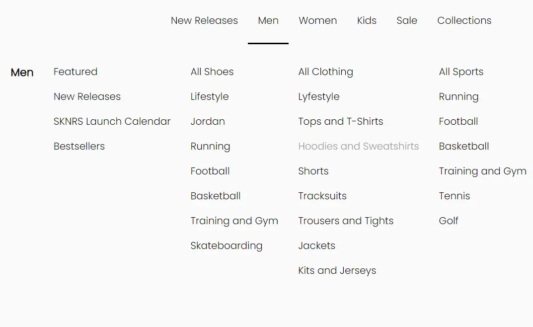 Responsive Dropdown Mega Menu In JavaScript CSS Script