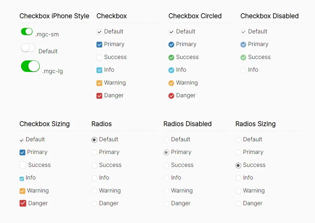 Create Stunning Checkboxes And Radio Buttons With MagicInput CSS