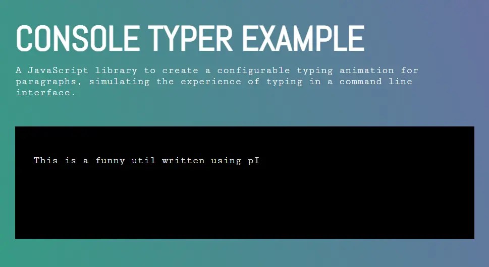 10 Best Typewriter Typing Animations In JavaScript (2024 Update